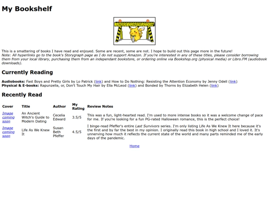 bookshelf screenshot
