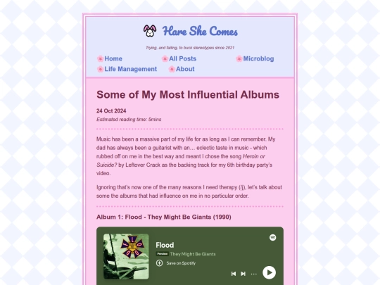 posts/2024-10-24-Some-of-My-Most-Influential-Albums screenshot