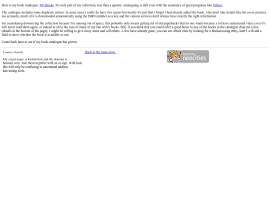 bookcatalogue screenshot