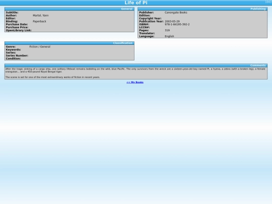 tellico/tellico_files/Life_of_Pi-1043 screenshot