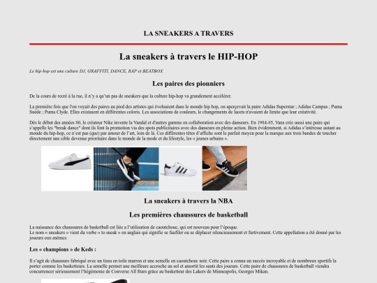 les_sneakers_a_travers screenshot