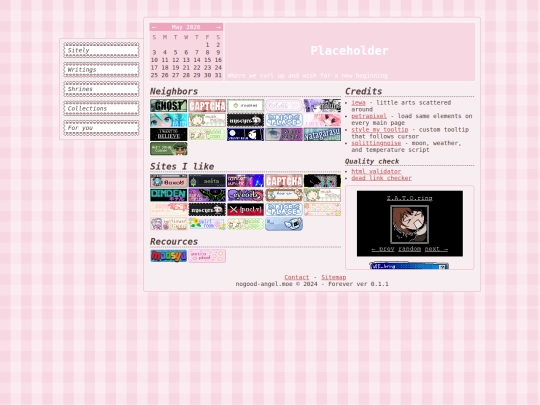 links screenshot