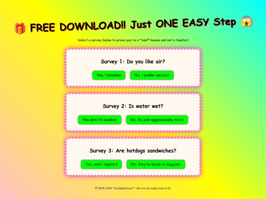 survey screenshot