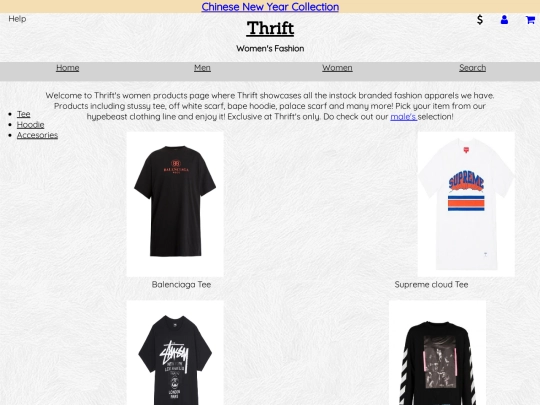 productwomen screenshot