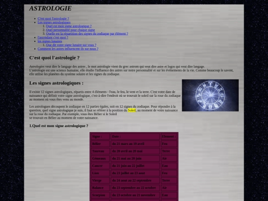 index screenshot