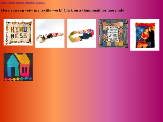 Textiles screenshot
