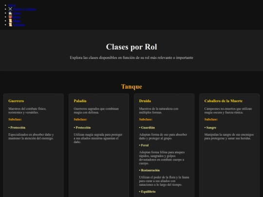 Clases screenshot