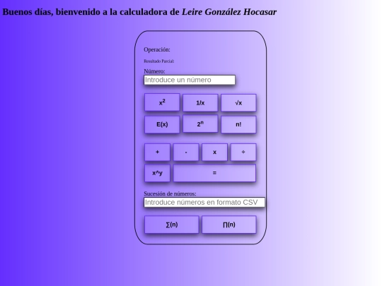 pages/calculadoraJQuery screenshot