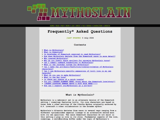 faq screenshot