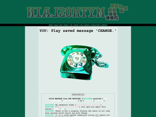 messages/change screenshot