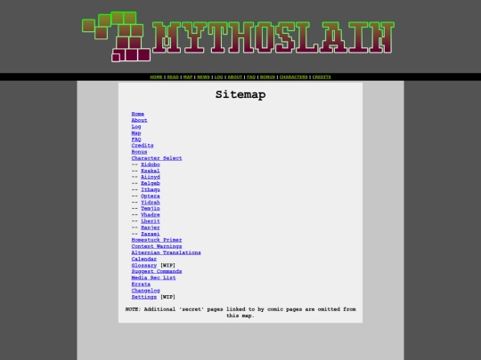 sitemap screenshot