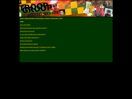 troopgroop/links screenshot