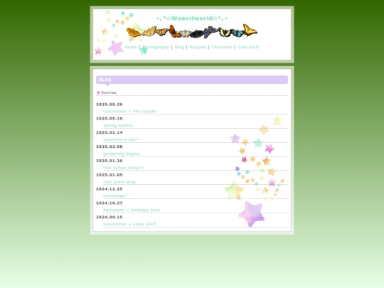 blog screenshot