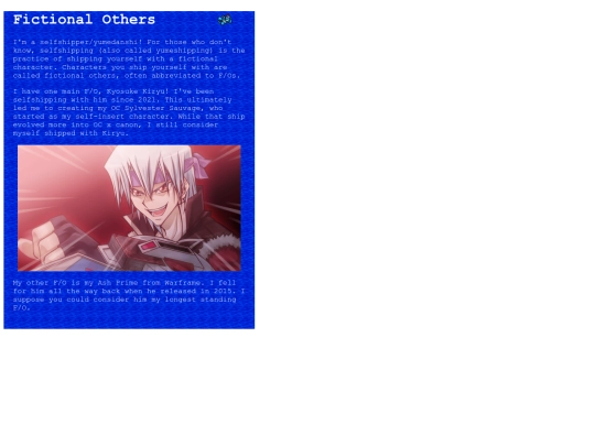 fictional-others screenshot