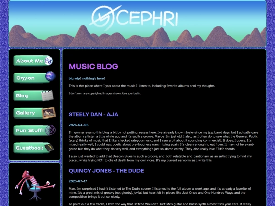 fun/musicblog screenshot
