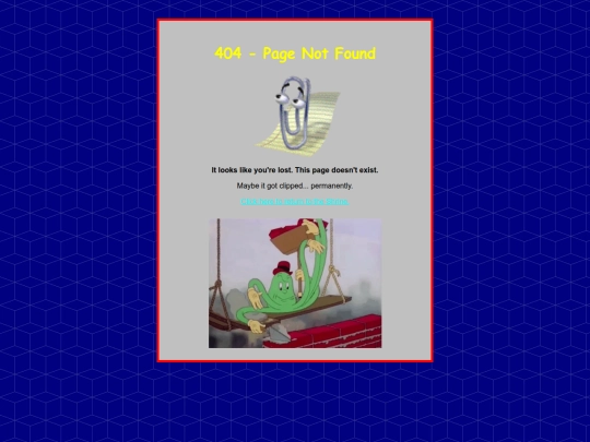 not_found screenshot