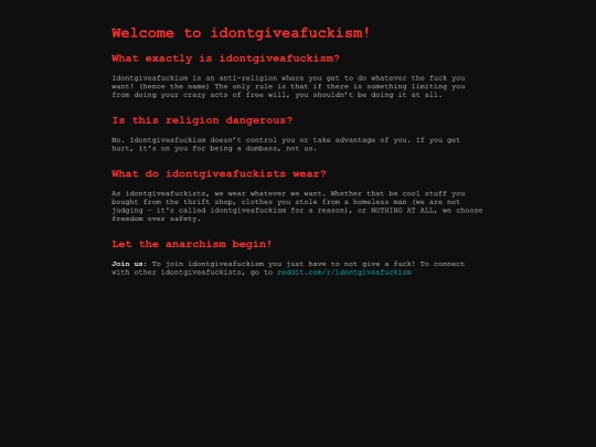 index screenshot