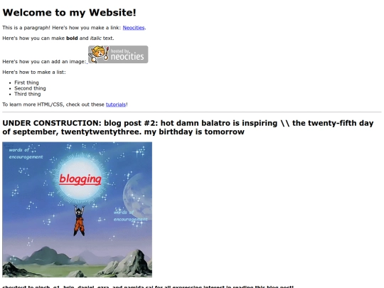 blogposts screenshot