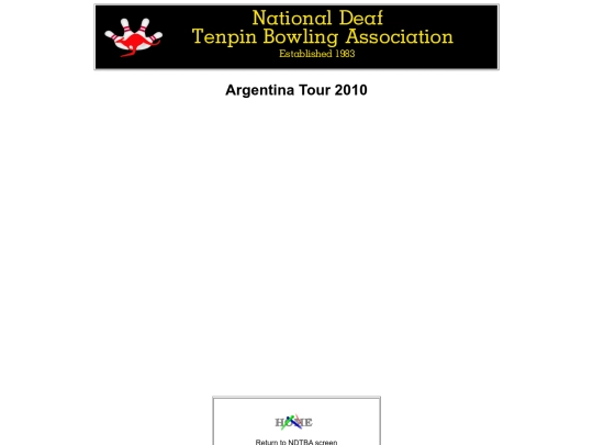 Newsletters/Argentina Tour 2010 screenshot
