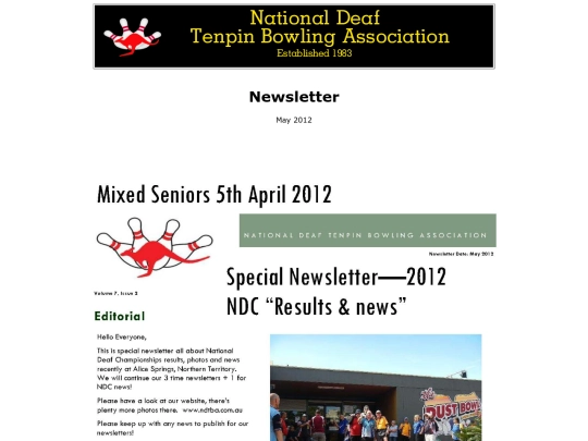 Newsletters/Newsletters - May 2012 screenshot