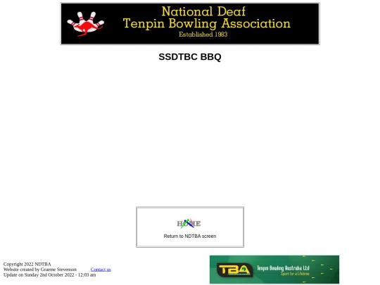 Newsletters/SSDTBC BBQ screenshot