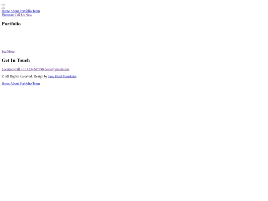Photography/fonts/portfolio screenshot