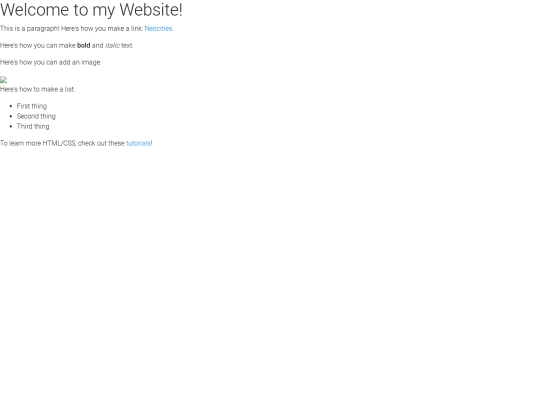 index screenshot