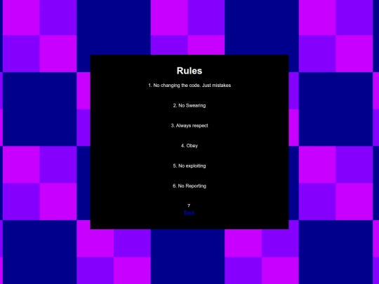 rules screenshot