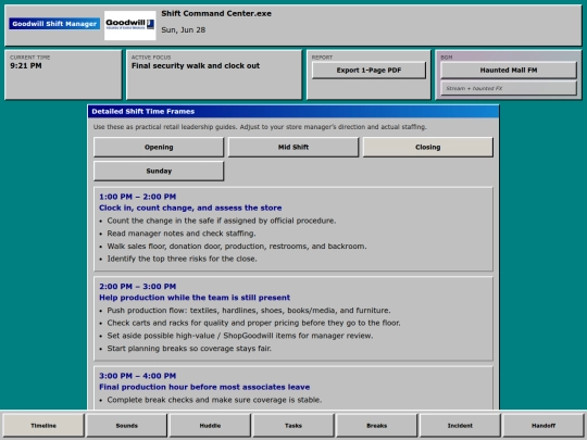 Goodwillshift95 screenshot