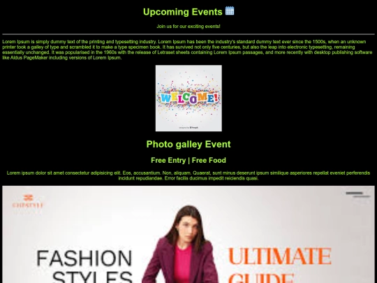 NewWebsite screenshot