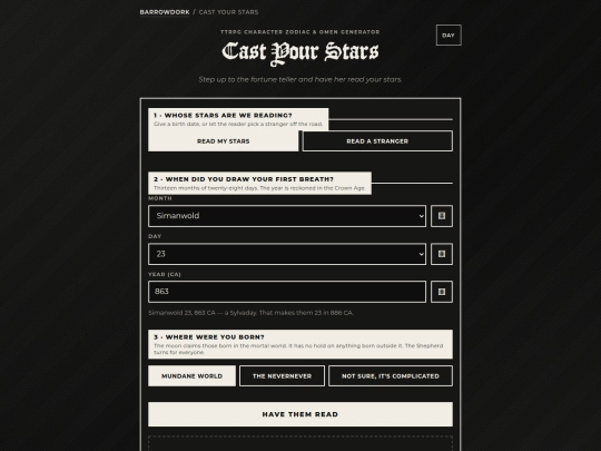 zodiac screenshot