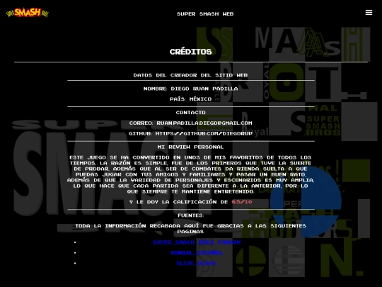 creditos screenshot