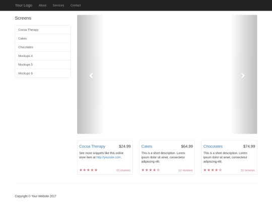 index screenshot