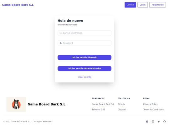 vistas/login screenshot