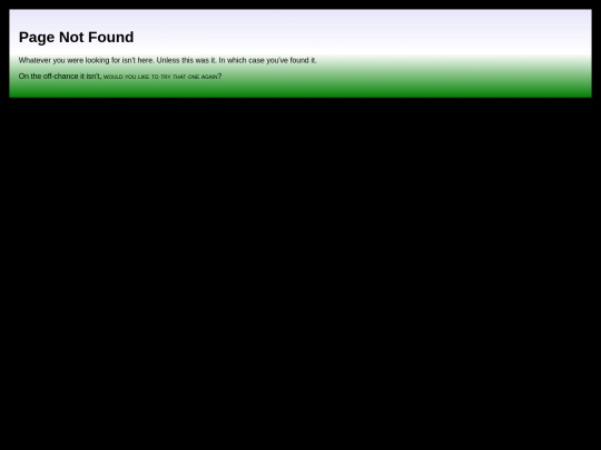 not_found screenshot