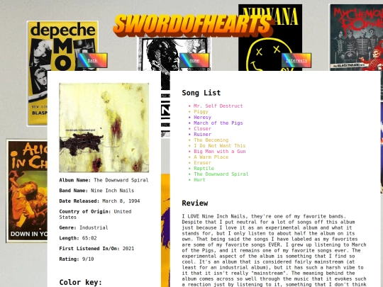 other/music/downwardspiral screenshot