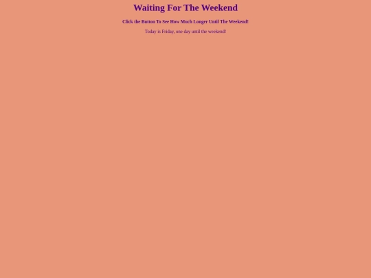 waitingfor weekend screenshot