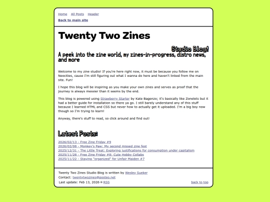 blog screenshot