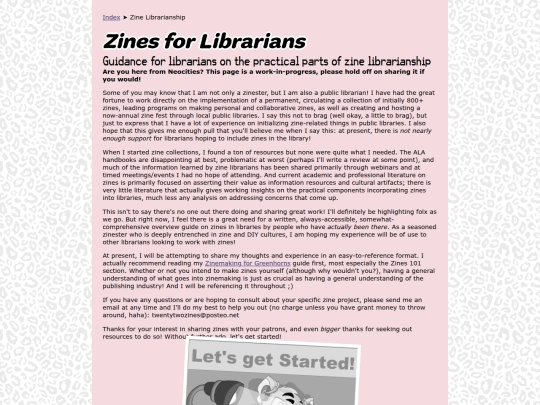 librarianship screenshot