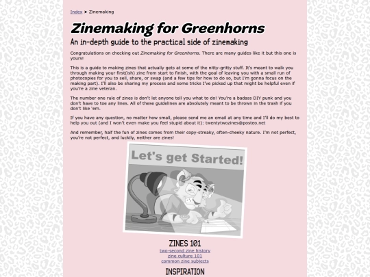 zinemaking screenshot