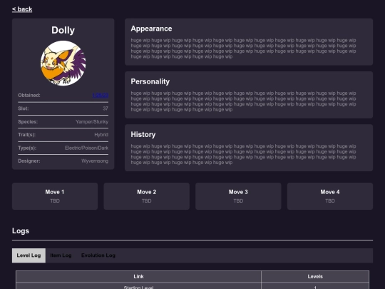 profiles/dolly screenshot