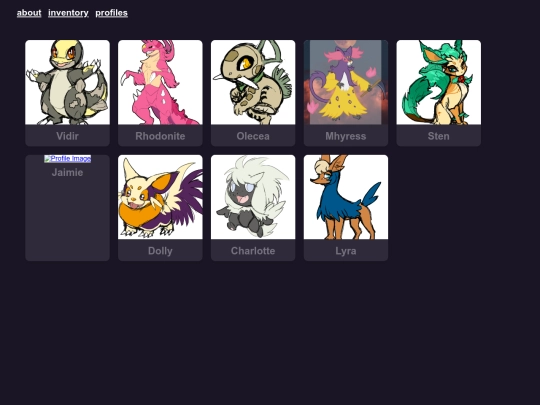 profiles screenshot