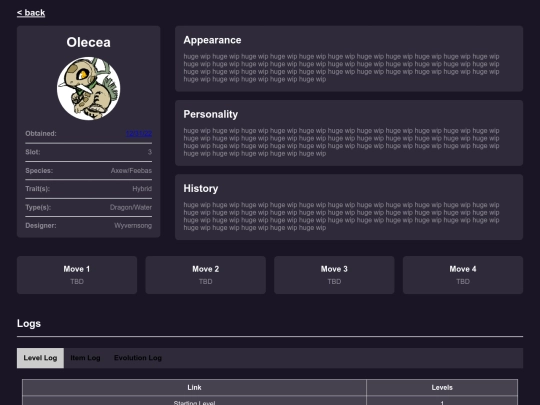 profiles/olecea screenshot