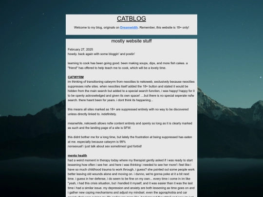 blog screenshot