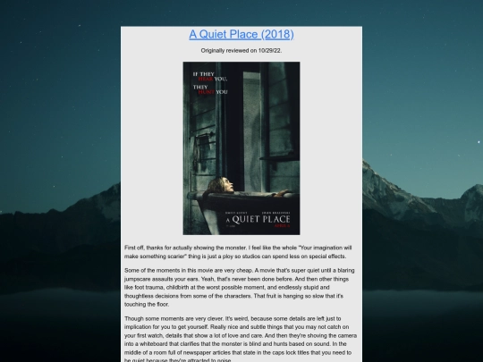 p/reviews/aquietplace screenshot
