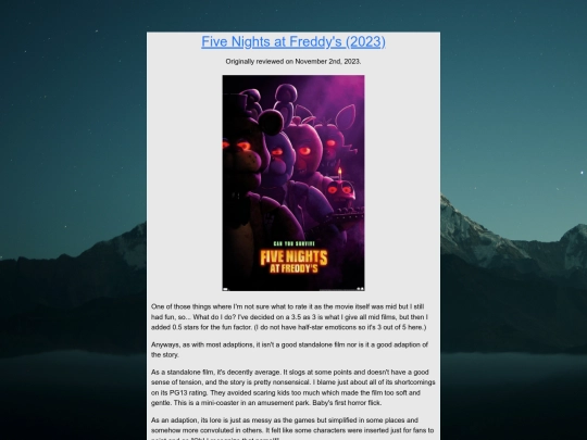 p/reviews/fnaf screenshot