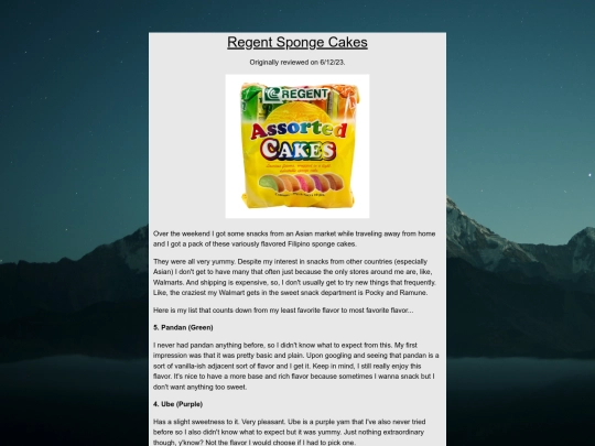 p/reviews/spongecakes screenshot