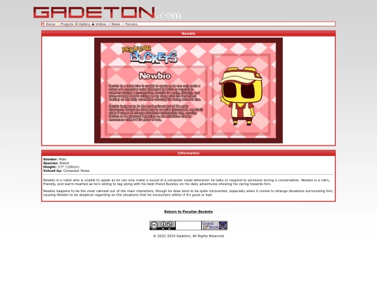 projects_peculiar_buckets_newbio screenshot