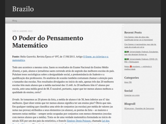 blogs/brazilo/drafts/O Poder do Pensamento Matemático screenshot
