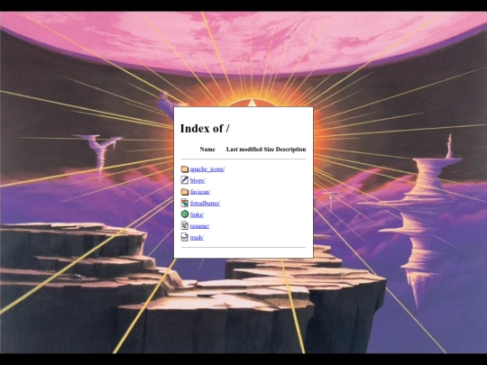 index screenshot